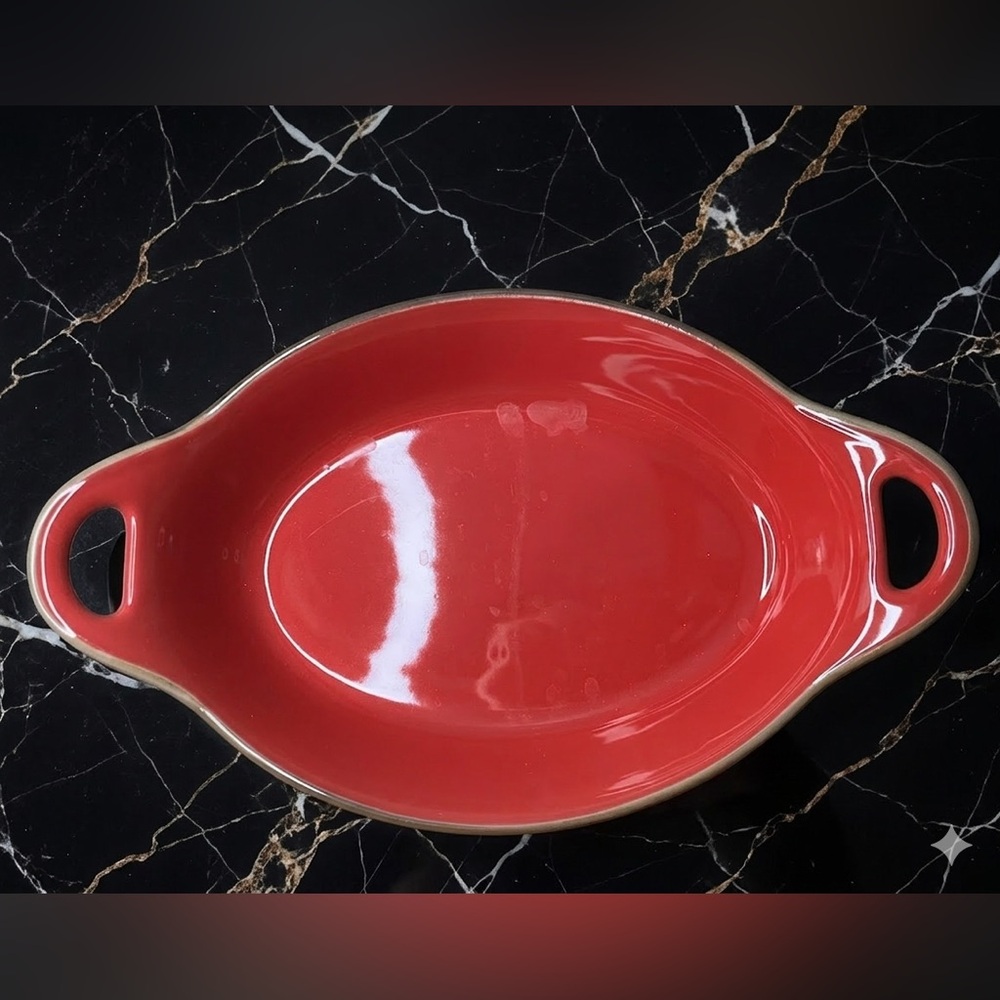 Member’s Mark 1.5 Quart Fluted Small Oval Baker New